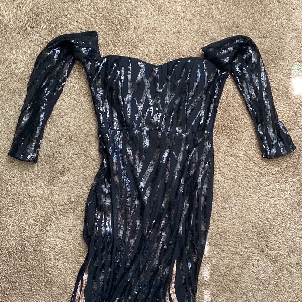 Gown | NWT Gorgeous Sequin Ball Gown w/ Tail - Picture 7 of 11